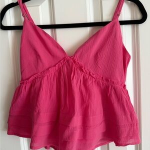 Altar'd State Vibrant Pink Camisole Top